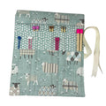 Straight knitting needle case, needle roll , sheep needle case, needle storage, knitting accessories, knitters gift,needle organiser