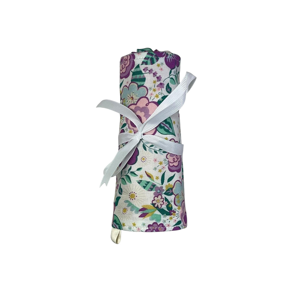 Crochet hook case in Liberty floral fabric, Ergonomic hook organiser, roll up case, knitters gift, ladies Crochet gift, crochet storage