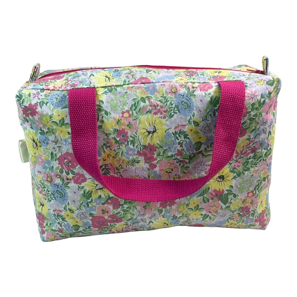 Liberty large toiletries bag with handles and zip pocket, floral Waterproof, wash pouch, Cosmetics bag, ladies  gift, womens sponge bag