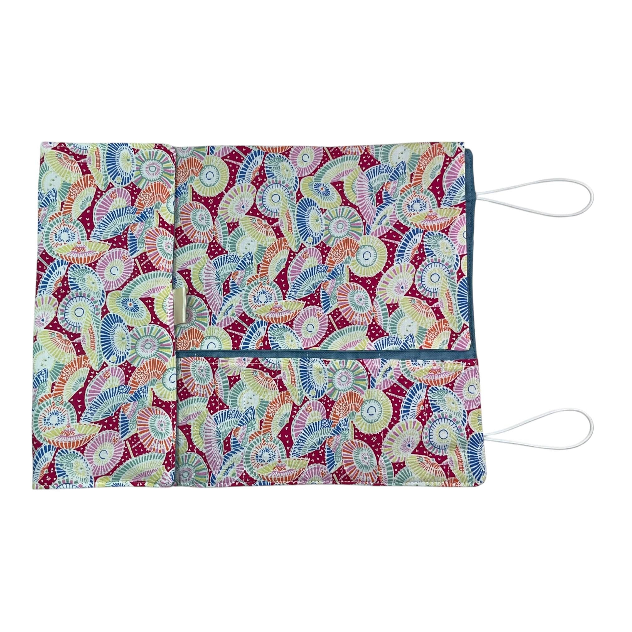 Liberty Floral fabric  interchangeable and double pointed knitting needle case, hiya hiya pouch, knit pro wallet, sock needle case