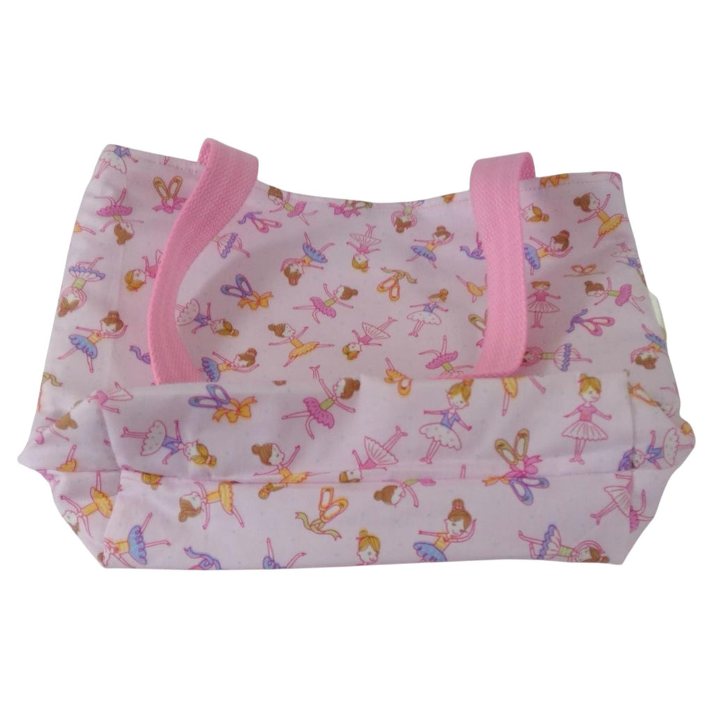 Girls Ballerina Tote Bag: Princess, Fireman Cotton Shoulder Bag