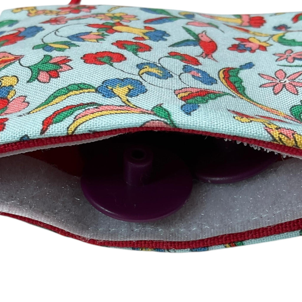 Liberty Floral Knitting Needle Case: Interchangeable & Double Pointed
