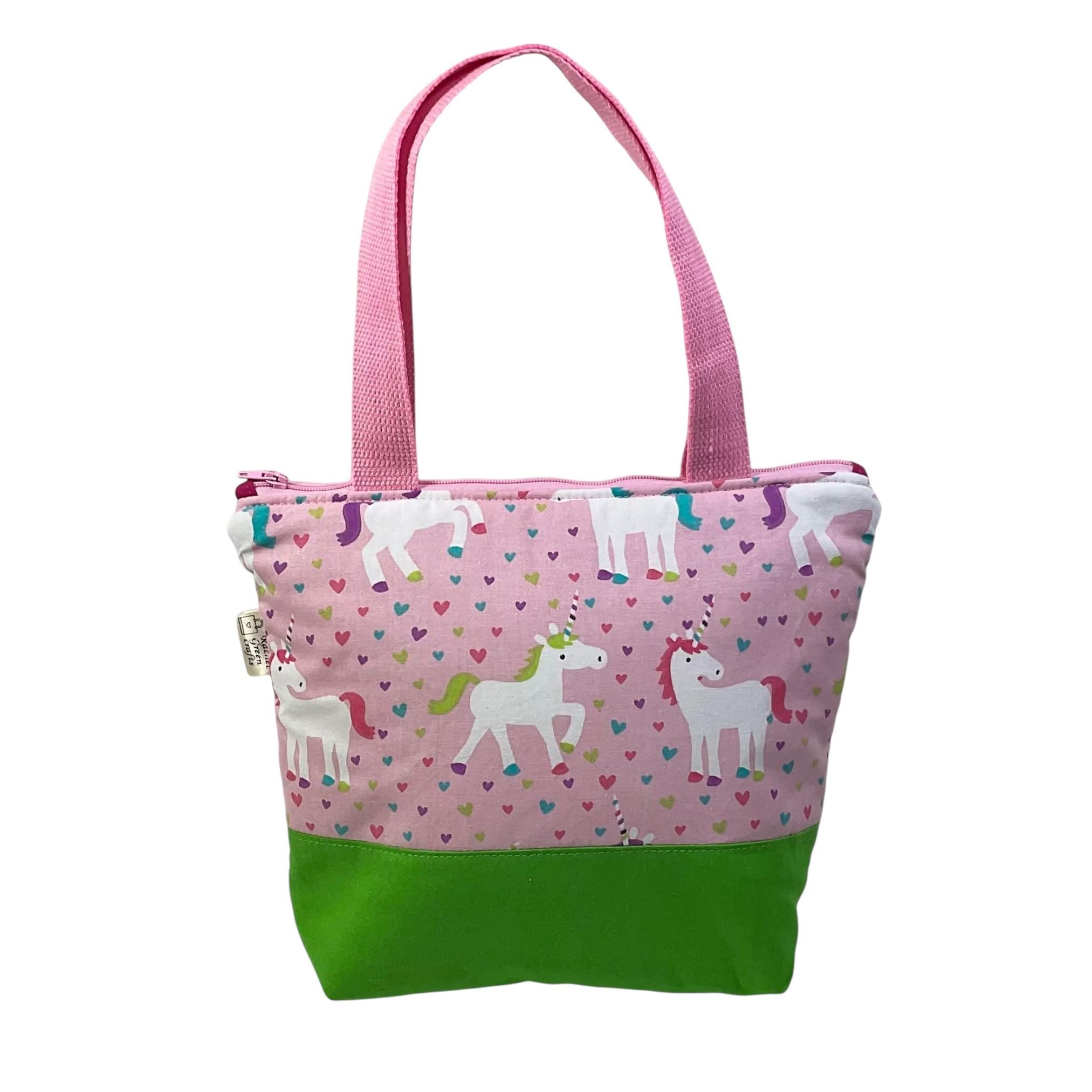 Unicorn Cotton Toiletry Bag: Kids Travel Wash Bag