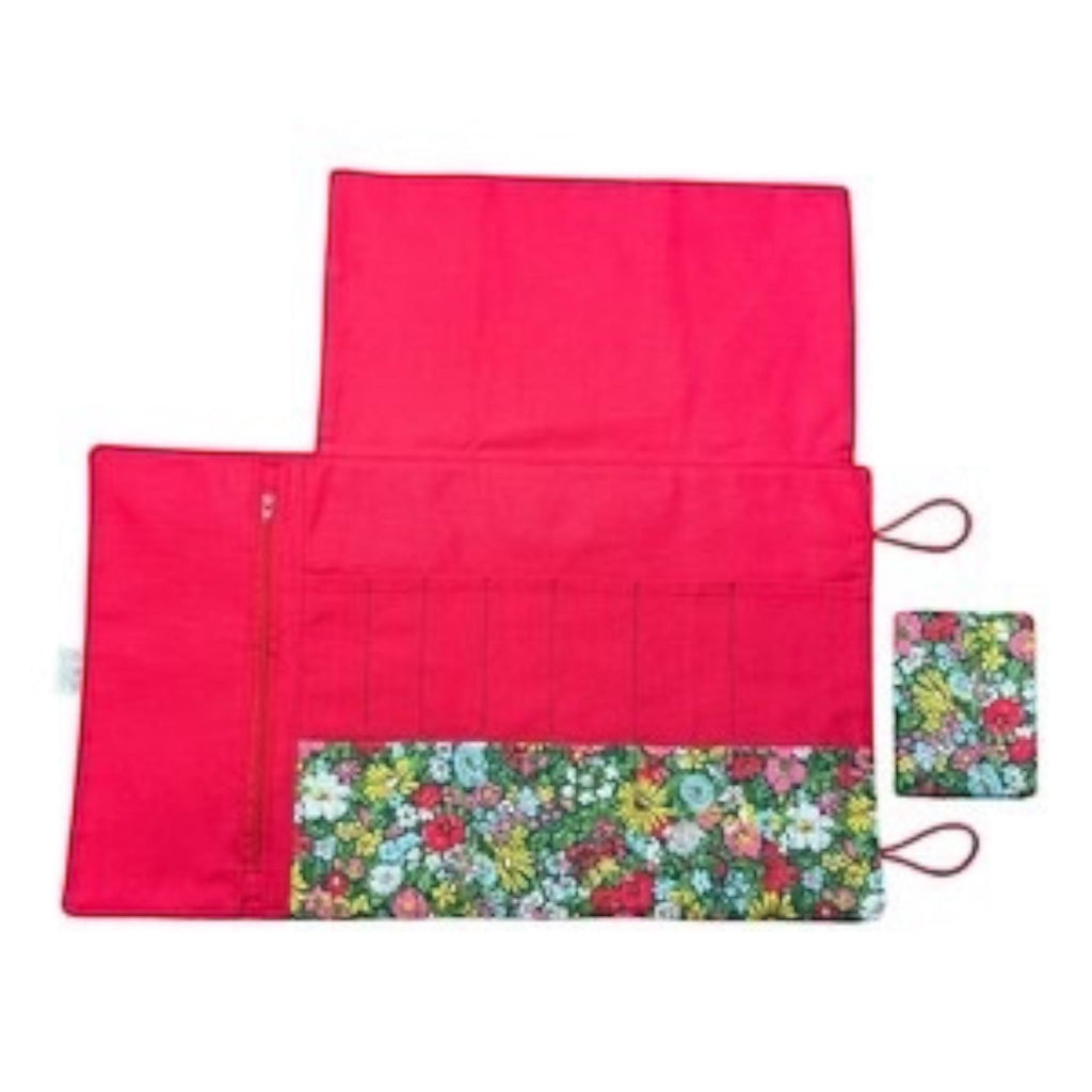 Liberty Floral Knitting Needle Case: Interchangeable & Double Pointed