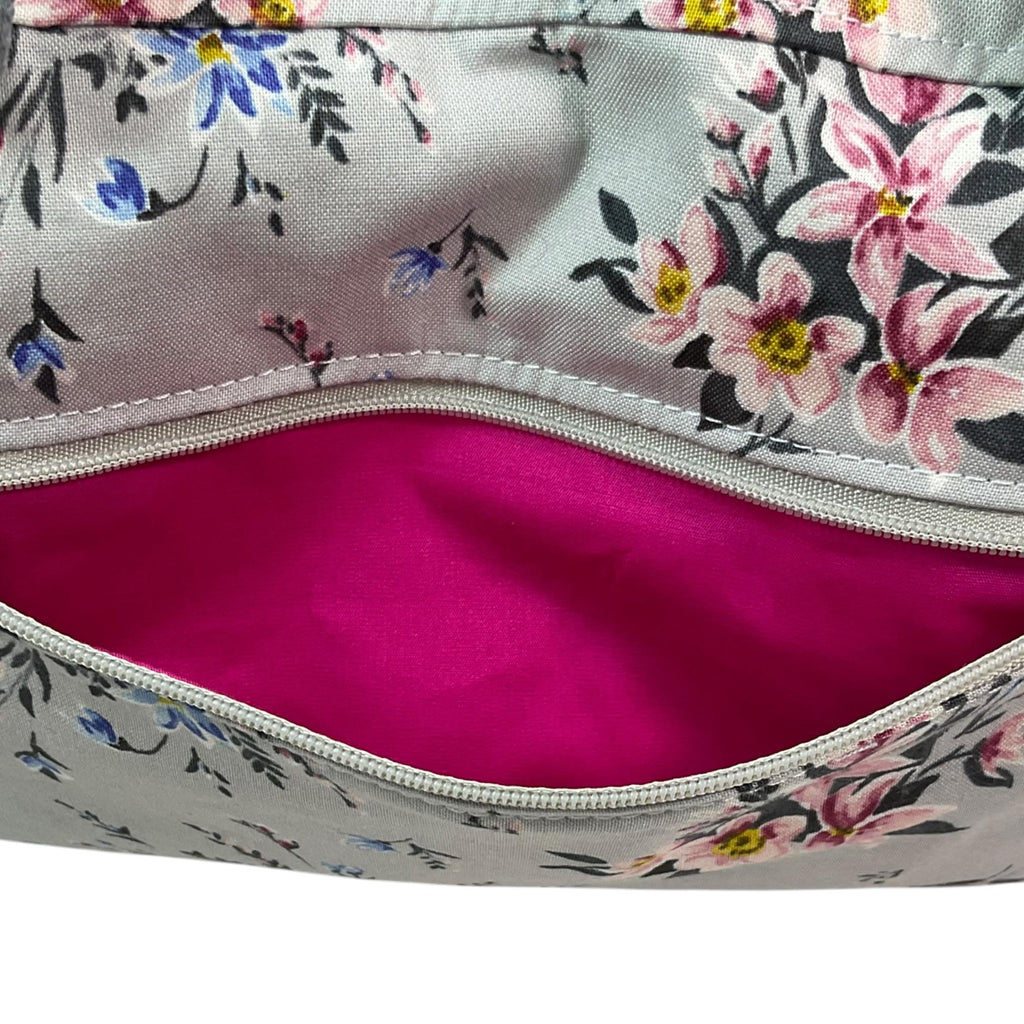 Liberty large toiletries bag with handles and zip pocket, floral Waterproof lined wash pouch, Cosmetics bag, ladies  gift, womens sponge bag