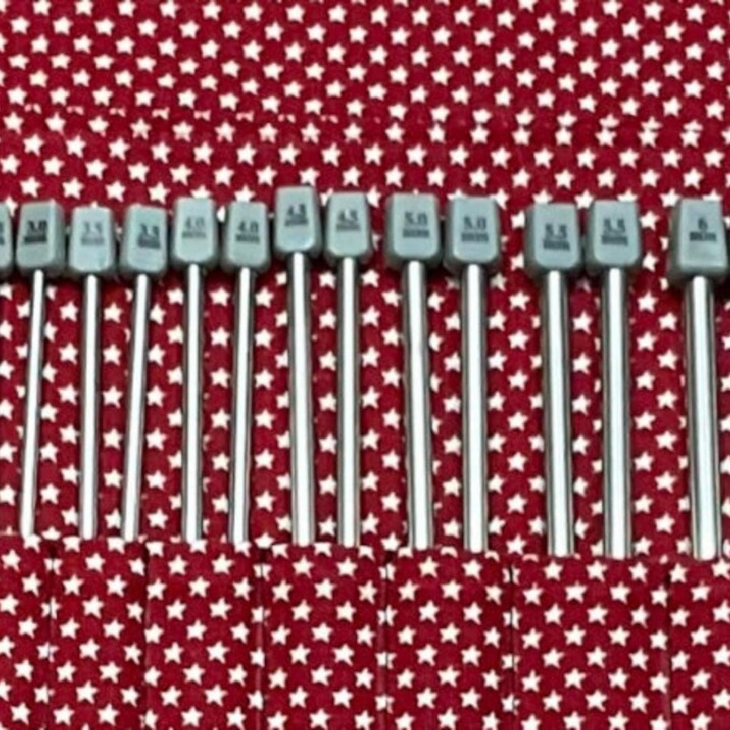 Knitting Needle complete Set in Sheep Print